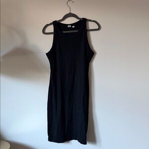 GAP Black Sleeveless Midi Dress